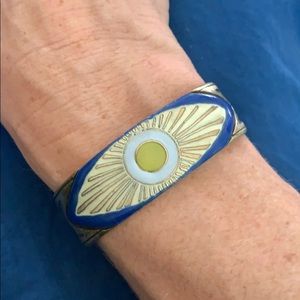 Dream Collective EYE Enamel Brass Cuff Bracelet